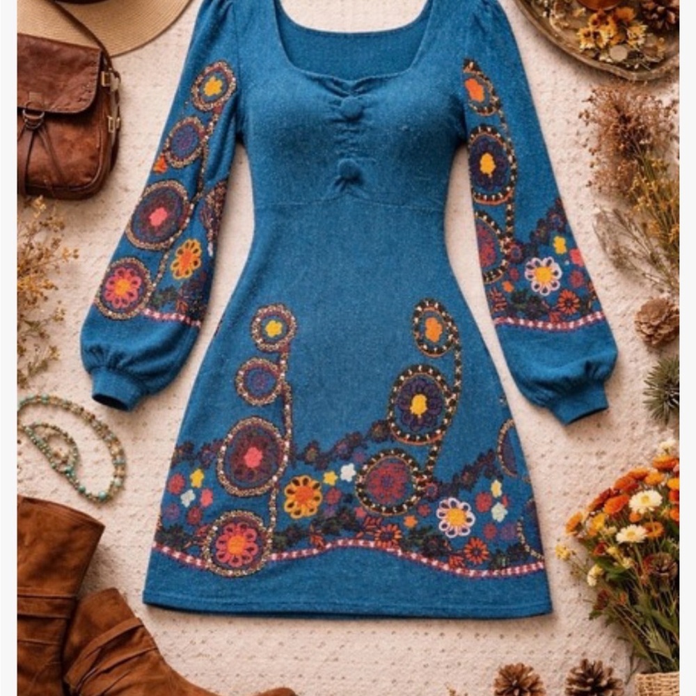 Aryeh brand vintage 60s style dress